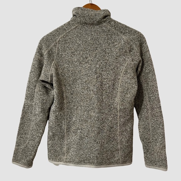 Patagonia Gray “Worn Wear” 1/4 Zip Long Sleeve Pullover Sweater S - Picture 2 of 7